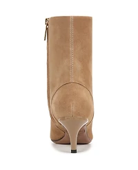 Franco Sarto Women's Anna Pointed Toe Kitten Heel Dress Booties