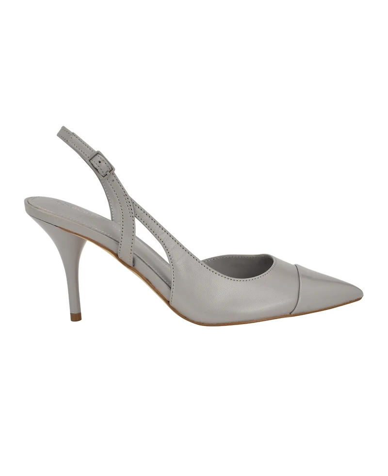 Calvin Klein Women's Corinny Pointy Cap Toe Dress Slingbacks
