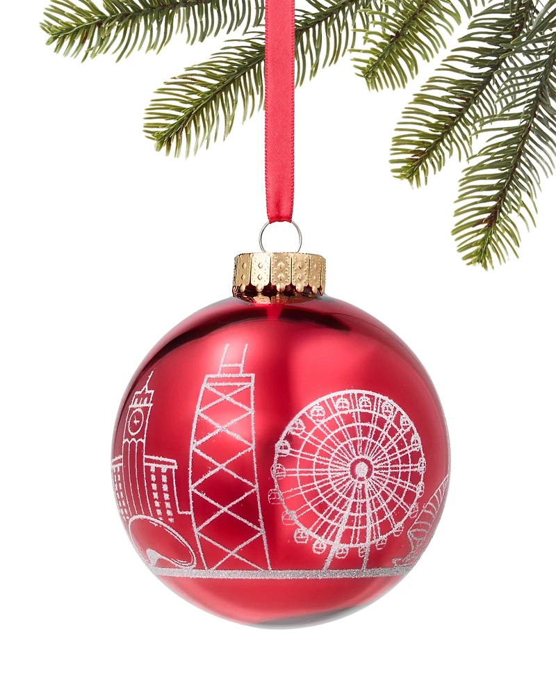 Holiday Lane Chicago Red Ferris Wheel Ornament, Exclusively at Macy's