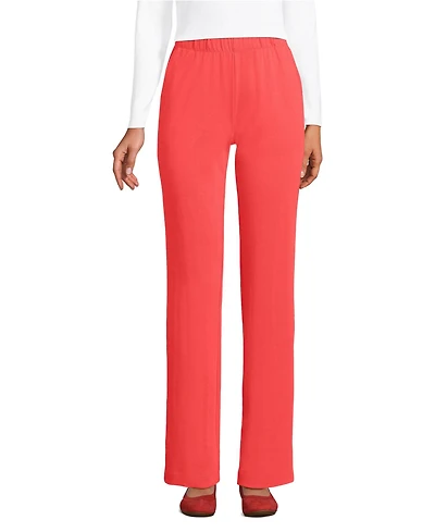 Lands' End Petite Sport Knit High Rise Pants
