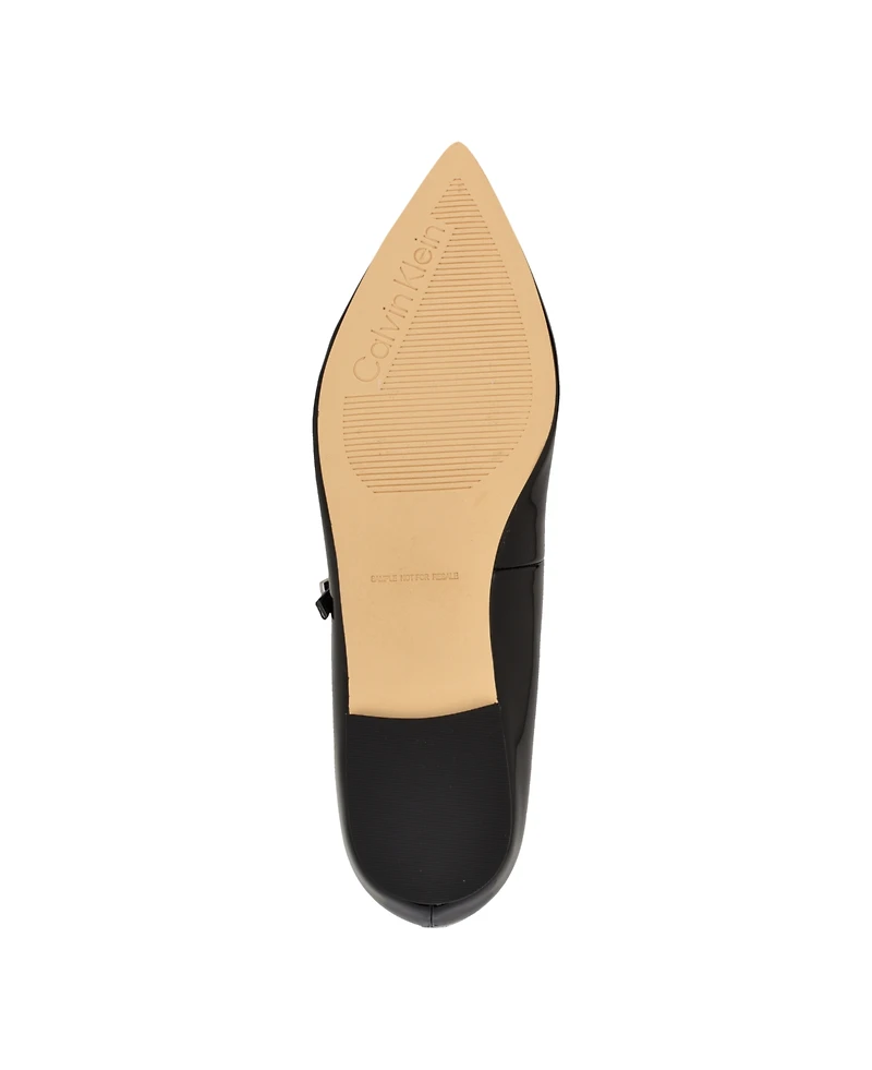 Calvin Klein Women's Kamryn Pointy Toe Mary Jane Dress Flats