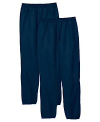 Hanes EcoSmart Men's 32" Fleece Sweatpants, 2-Pack