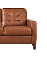 Aiden 56" Top Grain Leather Loveseat