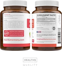Hawthorn Berry Capsules, Cardiovascular and Immune Health, 4:1 Extract, Health's Harmony
