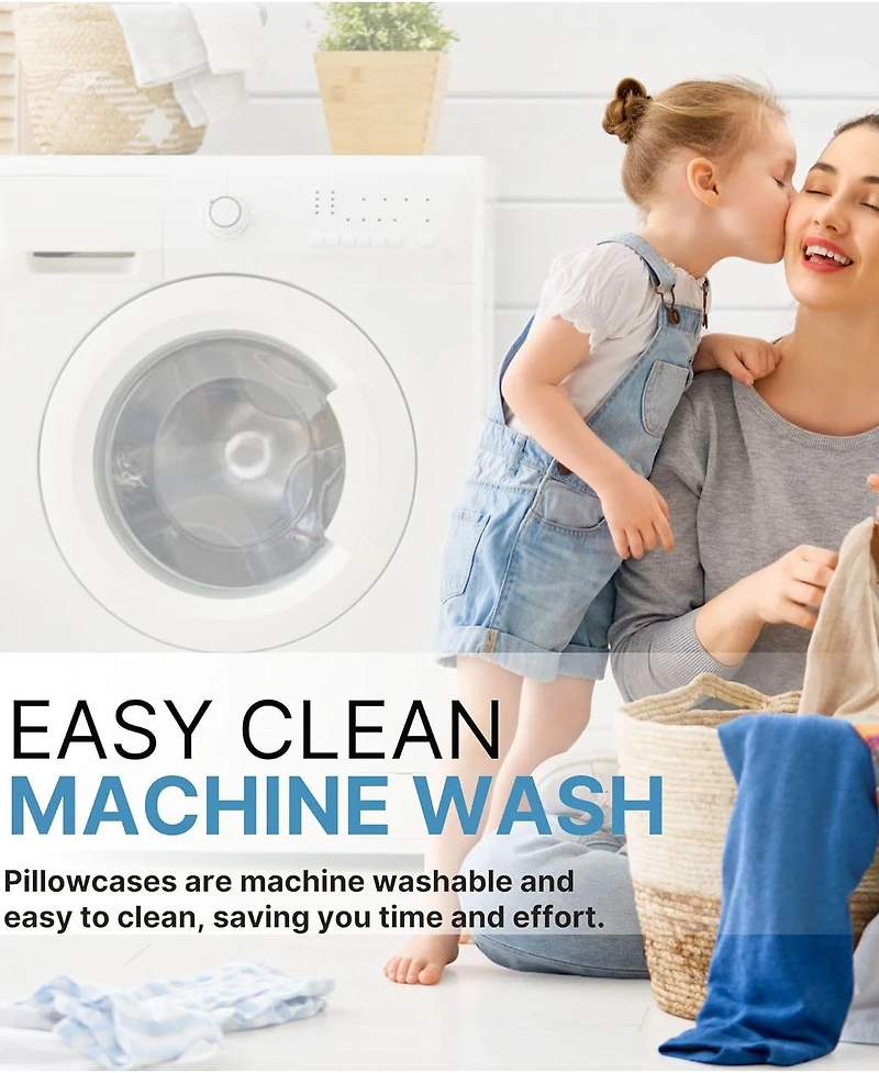 400 Thread Count 100% Cotton Pillowcase Set of 2