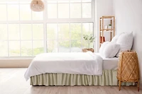 Cgk Unlimited Ruffled Elastic Wrap Around Bedskirt Inch Drop