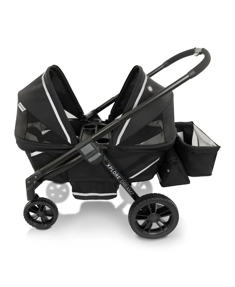 Evenflo Pivot Xplore Dreamz All-Terrain Stroller Wagon with Bassinett Insert