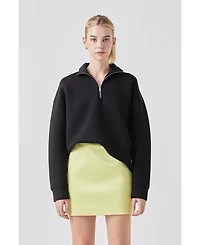 Grey Lab Women's Scuba Sweatshirt