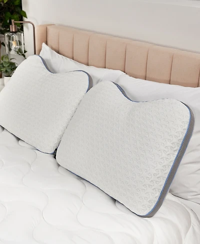 Bedgear Cooling Cuddle Curve Pillow High Profile, Standard/Queen
