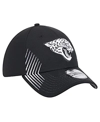 New Era Men's Black Jacksonville Jaguars Active 39thirty Flex Hat
