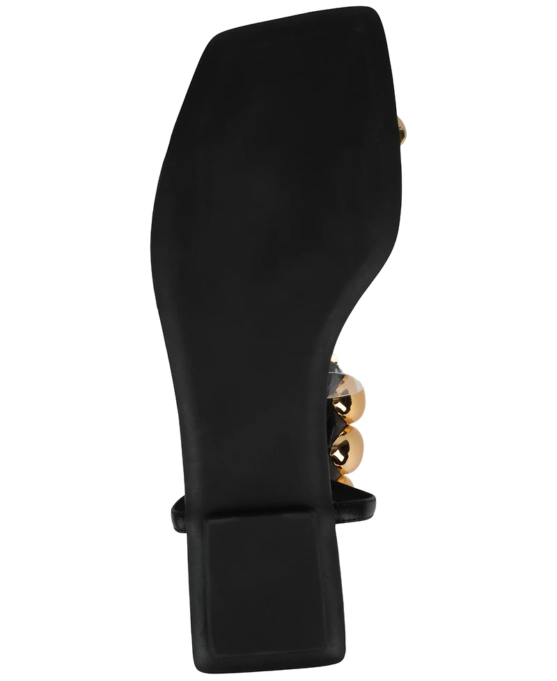 Jeffrey Cambell Island Stud Embellished Flat Sandals