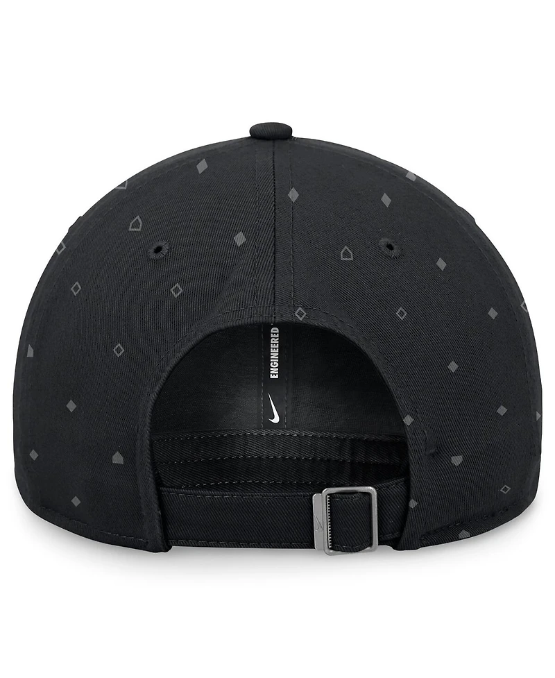 Nike Men's Black San Francisco Giants Primetime Print Club Adjustable Hat