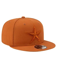 New Era Men's Brown Dallas Cowboys Color Pack 9Fifty Snapback Hat