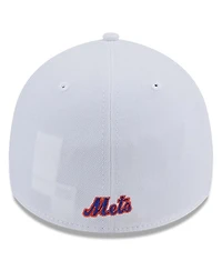 New Era Men's White York Mets Evergreen 39Thirty Flex Hat