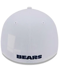 New Era Men's White Chicago Bears Main 39Thirty Flex Hat