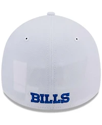 New Era Men's White Buffalo Bills Main 39Thirty Flex Hat