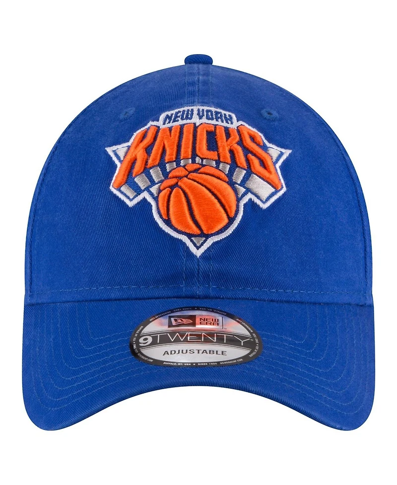 New Era Men's Royal New York Knicks Team 2.0 9twenty Adjustable Hat