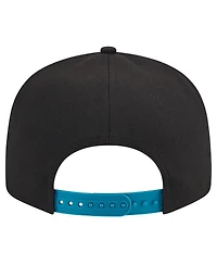 New Era Men's White/Teal Jacksonville Jaguars Throwback Space 9fifty Snapback Hat