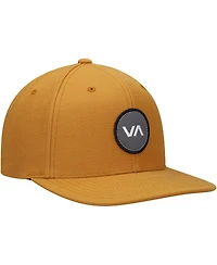 Rvca Men's Gold Va Patch Snapback Hat