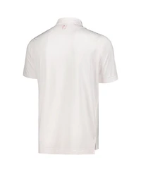 FootJoy Men's Light Pink The Players Painted Floral Lisle ProDry Polo