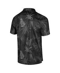 Colosseum Men's Black Iowa Hawkeyes Big Tall Palms Polo