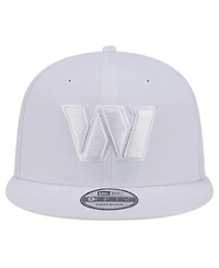 New Era Men's Washington Commanders Main White on White 9Fifty Snapback Hat