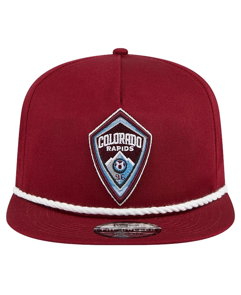 New Era Men's Burgundy Colorado Rapids The Golfer Kickoff Collection Adjustable Hat