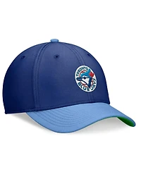 Nike Men's Royal/Powder Blue Toronto Blue Jays Cooperstown Collection Rewind Swooshflex Performance Hat