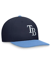 Nike Men's Navy/Light Blue Tampa Bay Rays Evergreen Two-Tone Snapback Hat