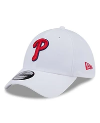 New Era Men's White Philadelphia Phillies Evergreen 39Thirty Flex Hat