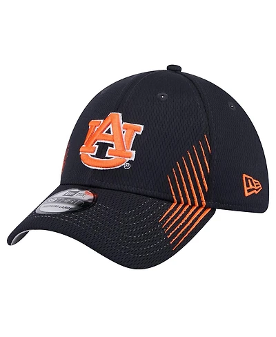 New Era Men's Navy Auburn Tigers Active Slash Sides 39Thirty Flex Hat