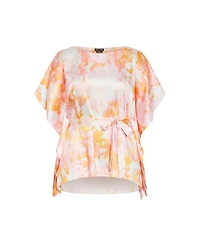 City Chic Women's Sunset Print Top