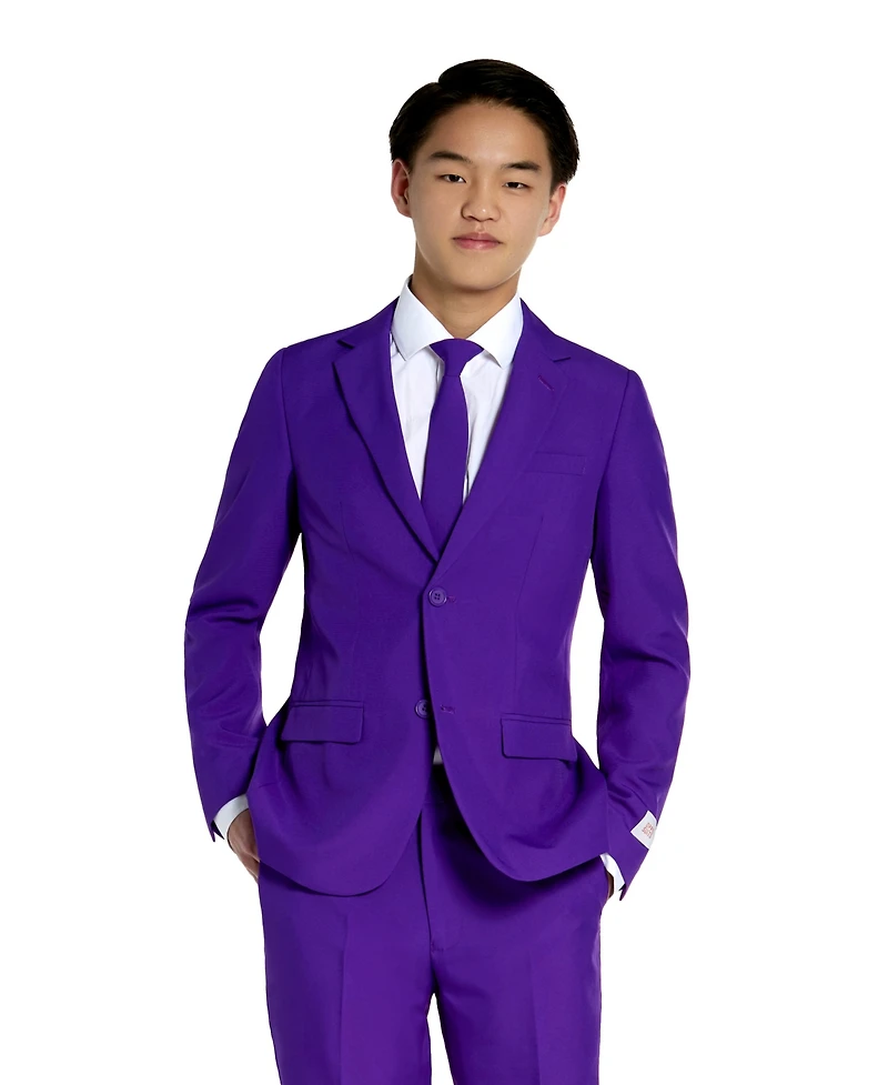 OppoSuits Big Boys Purple Prince 3-Piece Suit