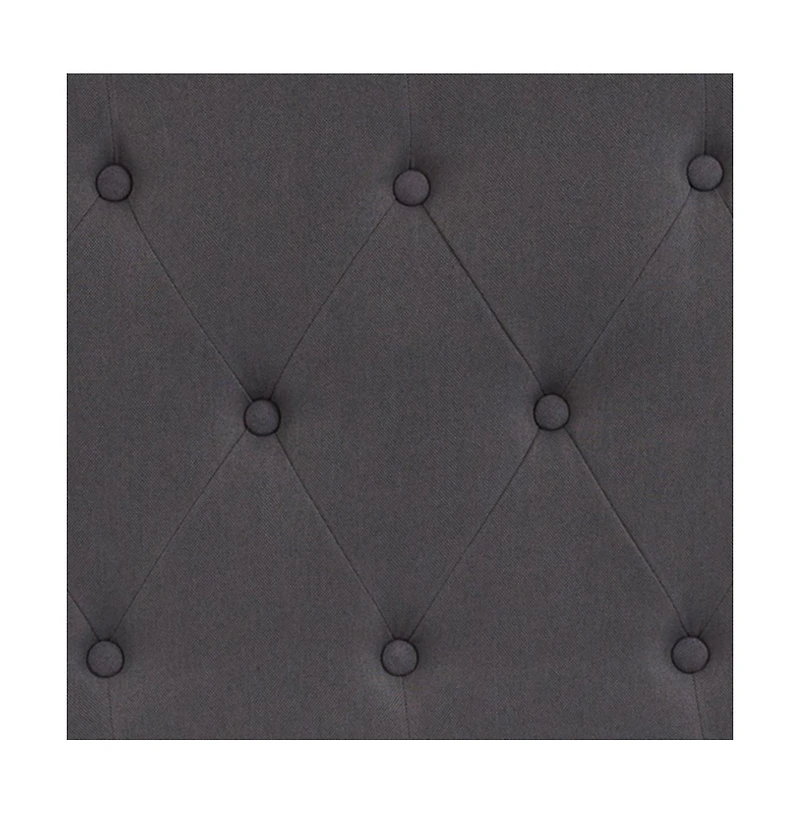 Arched King Button Tufted Upholstered Headboard