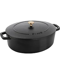 Staub Cast Iron 6.25-Qt Wide Oval Dutch Oven