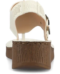 Journee Collection Women's Mckell Wedge Sandals