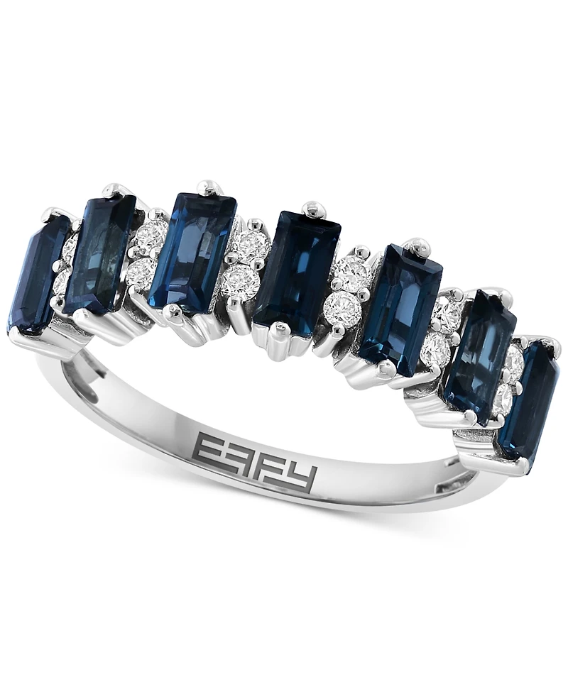 Effy Amethyst (1-5/8 ct. t.w.) & Diamond (1/6 Statement Ring 14k Rose Gold (Also London Blue Topaz Citrine)