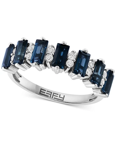 Effy Amethyst (1-5/8 ct. t.w.) & Diamond (1/6 Statement Ring 14k Rose Gold (Also London Blue Topaz Citrine)