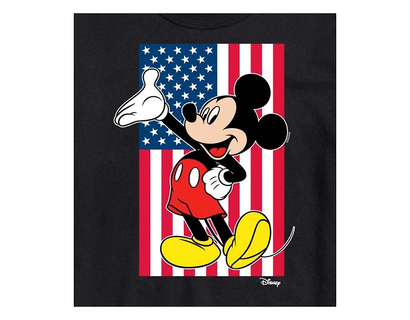 Hybrid Apparel Mickey Flag Mens Short Sleeve Tee