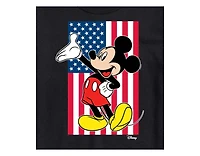 Hybrid Apparel Mickey Flag Mens Short Sleeve Tee