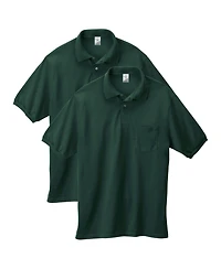 Hanes EcoSmart Men's Pocket Polo Shirt, 2-Pack