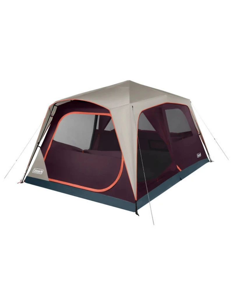 Coleman Skylodge 10-Person Instant Camping Tent, Blackberry