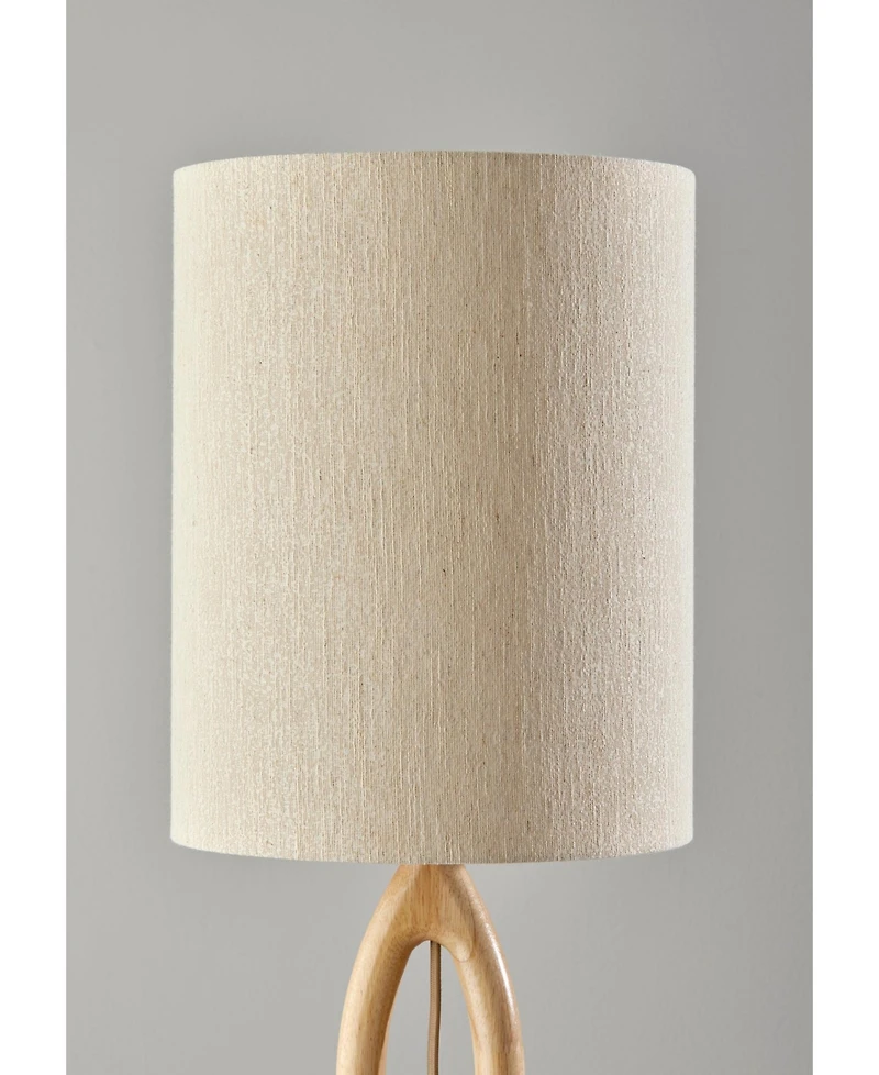 Adesso 61" Wood Mayfair Floor Lamp