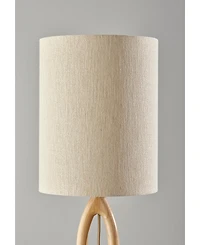 Adesso 61" Wood Mayfair Floor Lamp