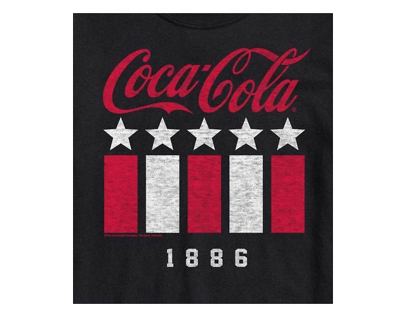 Hybrid Apparel Coca Cola Americana Mens Short Sleeve Tee