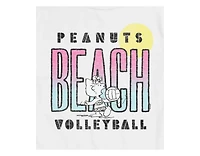 Hybrid Apparel Peanuts Beach Volleyball Mens Short Sleeve Tee