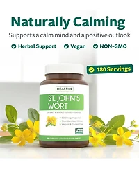 Healths Harmony St Johns Wort Capsules, Powerful 900mcg Hypericin