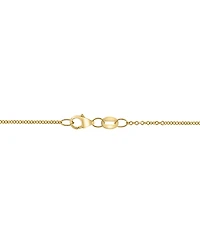 Effy Emerald (1-3/8 ct. t.w.) & Diamond (1/5 ct. t.w.) Pyramid Inspired 18" Pendant Necklace in 14k Gold