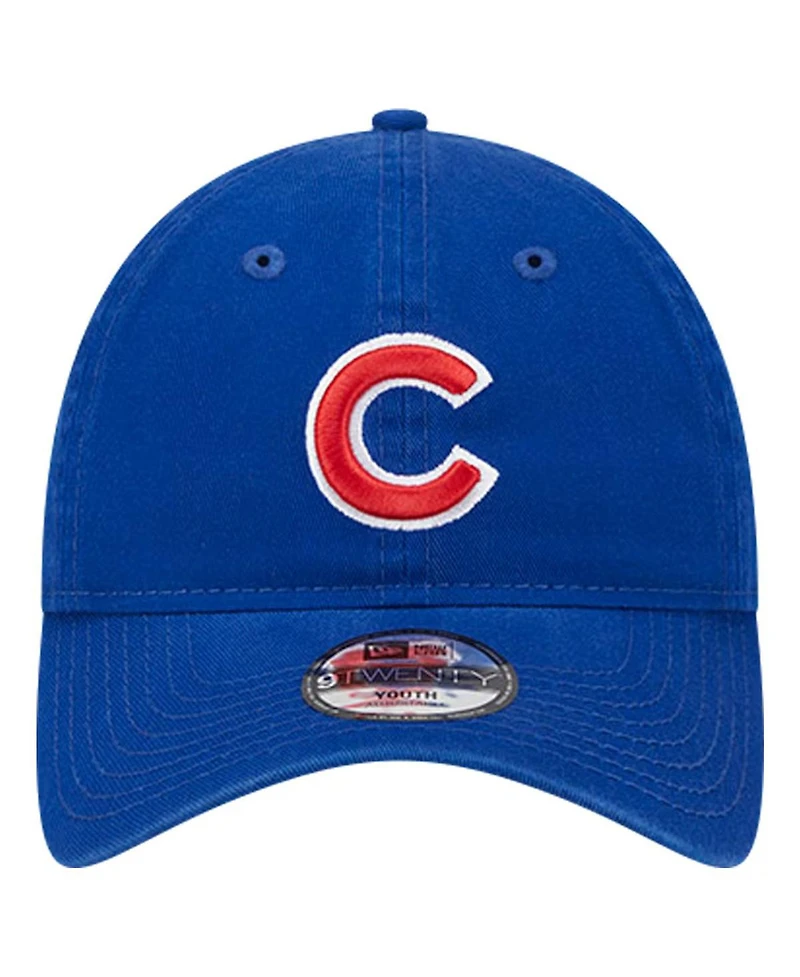 New Era Youth Royal Chicago Cubs Team Color 9Twenty Adjustable Hat