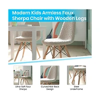 Set Of 2 Children'S Lyon Accent Chairs, Modern Chair For Bedroom, Entryway, And Living Room